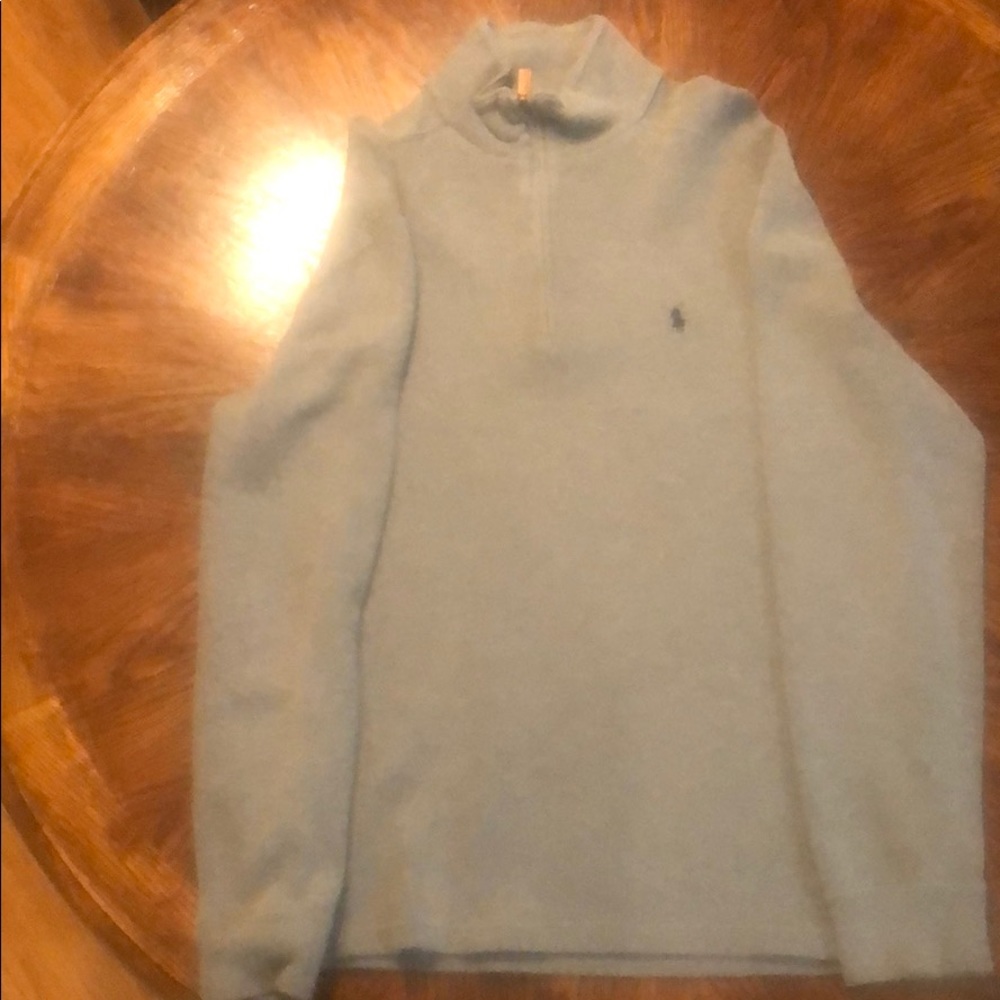 Quarter Zip Sweater.